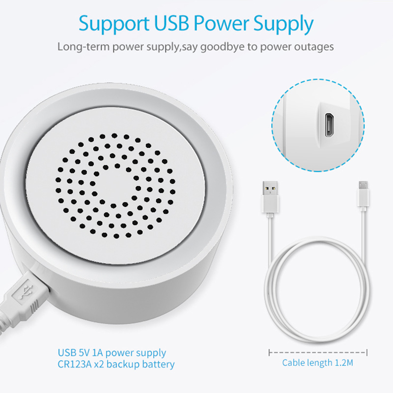 Tuya スマートホームシステム サイレン 温度・湿度センサ - Smart Home Nas のレビューと価格