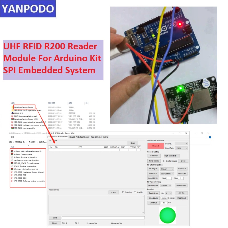 R200チップUHF RFIDリーダーモジュールボード（アン - Smart Home Raspberry Pi のレビューと価格