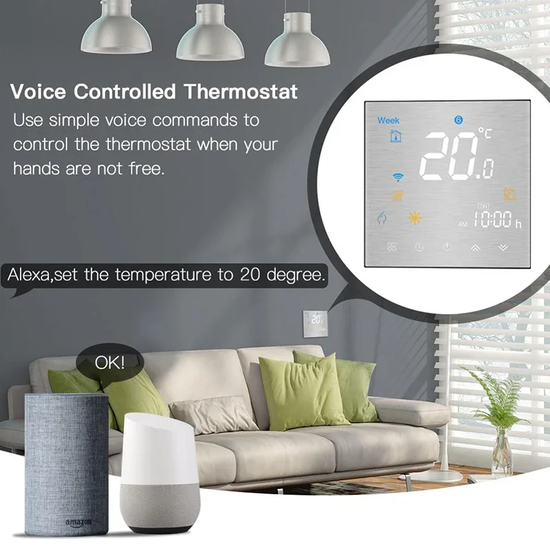チュウヤ wifi スマートサーモスタット温度コントローラ水 - Smart Home Package のレビューと価格