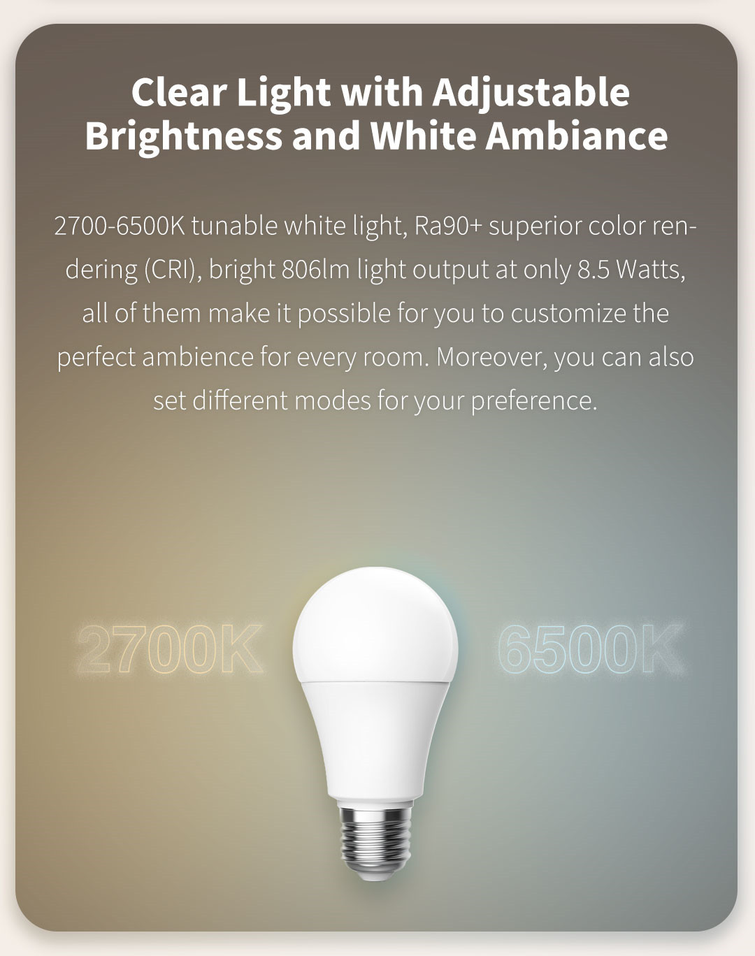 Aqara 2700K-6500K 220-240V スマー - Smart Home Future のレビューと価格