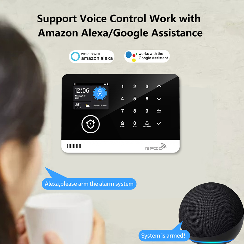 スマートライフアプリ制御 Tuya WiFi GSM ホーム - Smart Home Keyboard のレビューと価格
