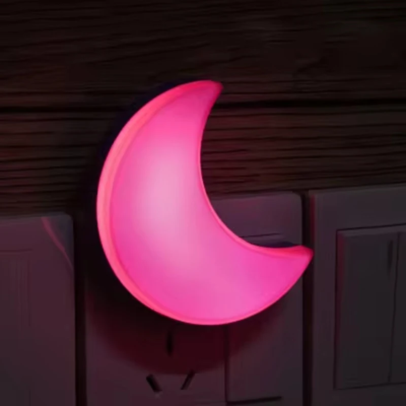 220Vムーンナイトライト、EUプラグ式、壁に差し込む、夜明 - Smart Baby Night Light のレビューと価格
