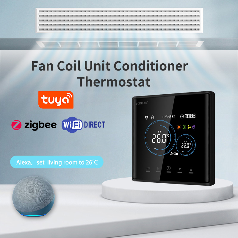 スマートファンコイルサーモスタットHVAC WiFiデジタル - Smart Home Package のレビューと価格
