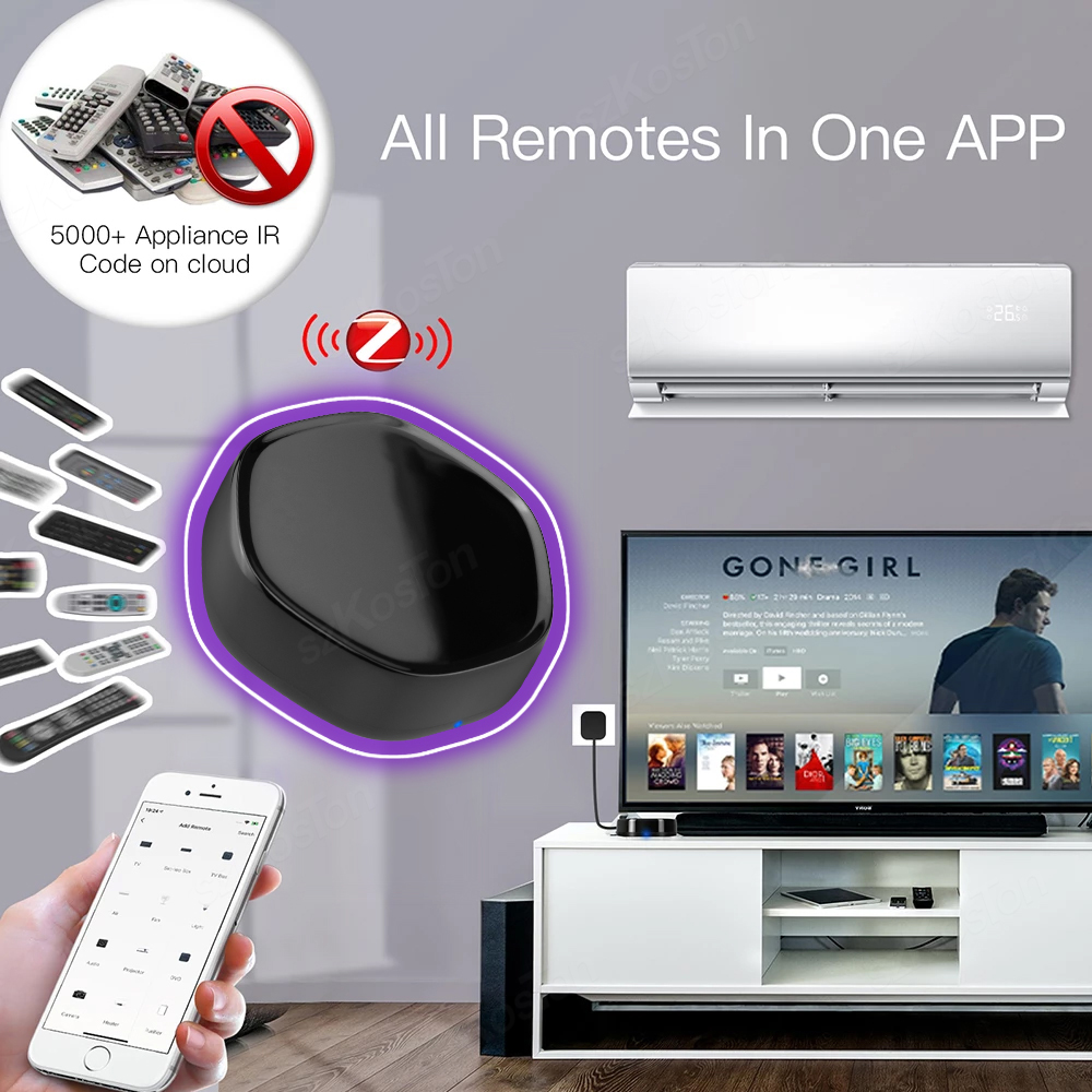 Tuya-ホームマルチモードゲートウェイハブ,irリモートコ - Smart Ir Remote Controller のレビューと価格