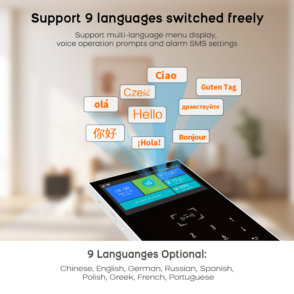 4G GSM WiFiアラームシステム、Tuyaスマートホー - Smart Home Package のレビューと価格
