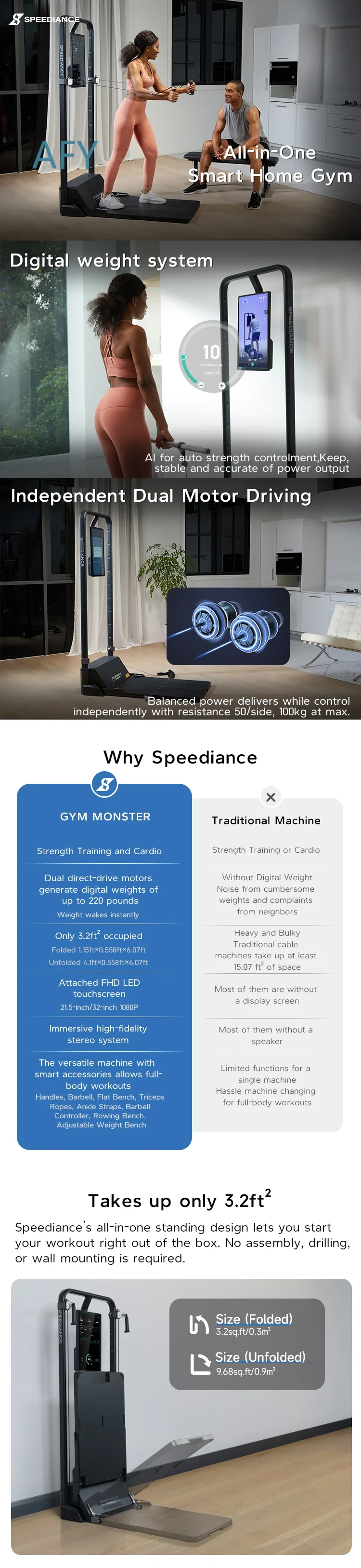スマートホームジム用壁掛け式レジスタンストレーニングミラー、 - Smart Home Gym Mirror のレビューと価格