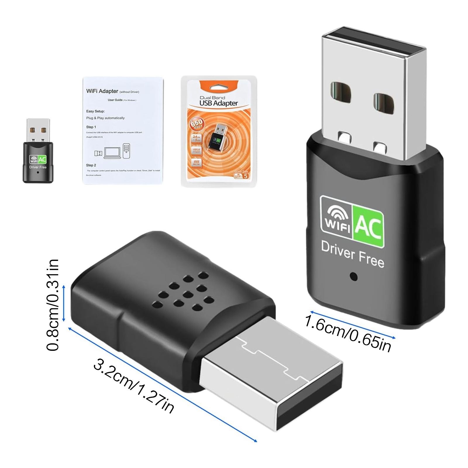 AC600 USB WiFi アダプター、デュアルバンド 2 - Smart Home For Pc のレビューと価格