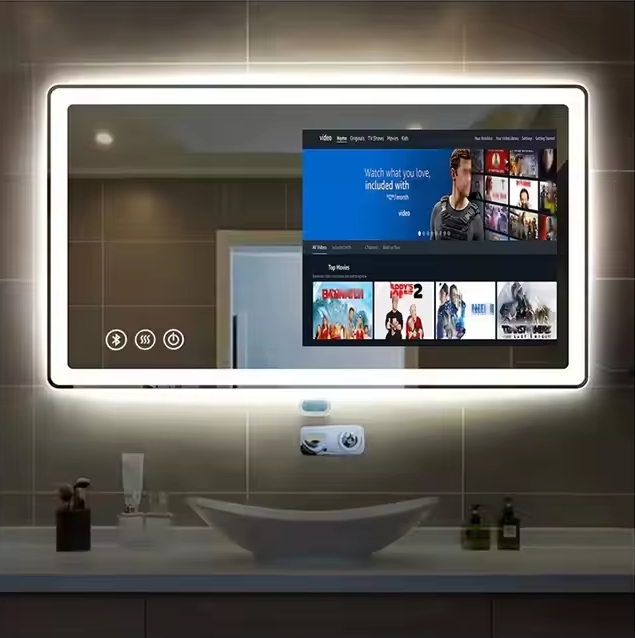 カスタムサイズ卸売ホテル家庭用タッチスクリーンミラー、テレビ - Smart Home Gym Mirror のレビューと価格