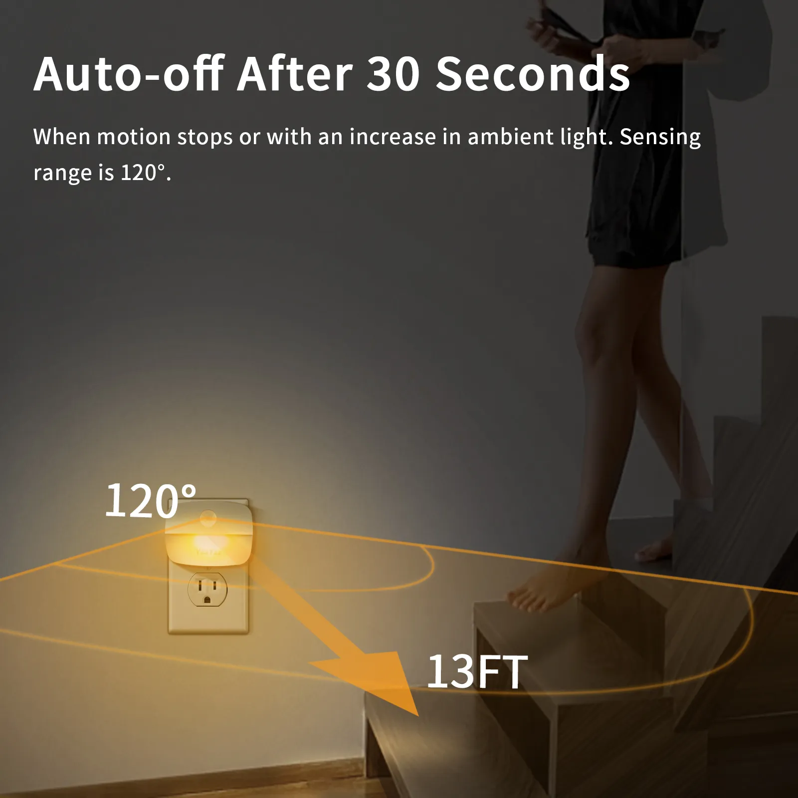 モーションセンサー付きLEDナイトライト,EU,EU,子供用 - Smart Baby Night Light のレビューと価格